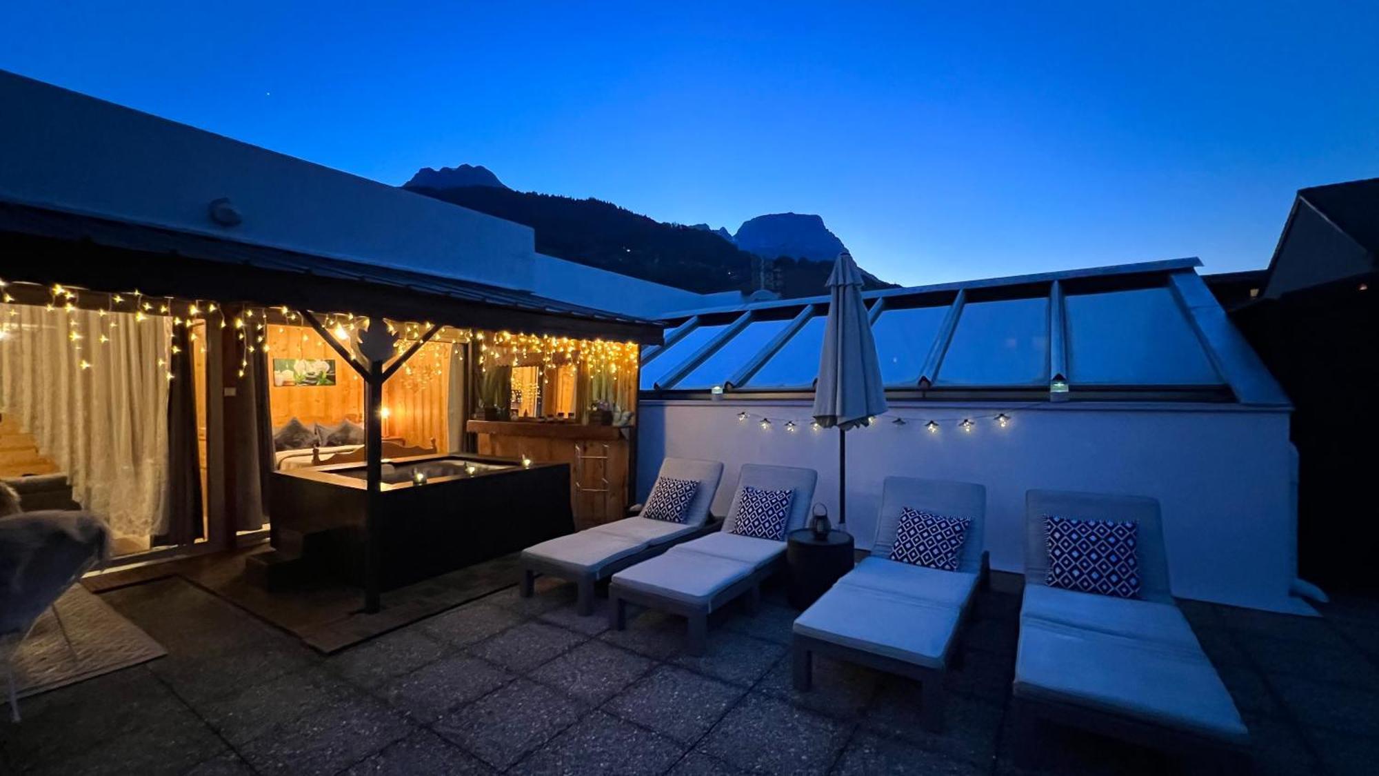 Rooftop 1 - Jacuzzi Prive Au Pied Du Monte-Blanco Sallanches Ngoại thất bức ảnh